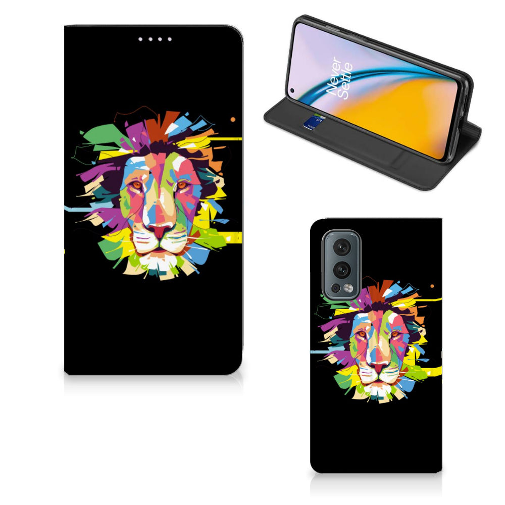OnePlus Nord 2 5G Magnet Case Lion Color