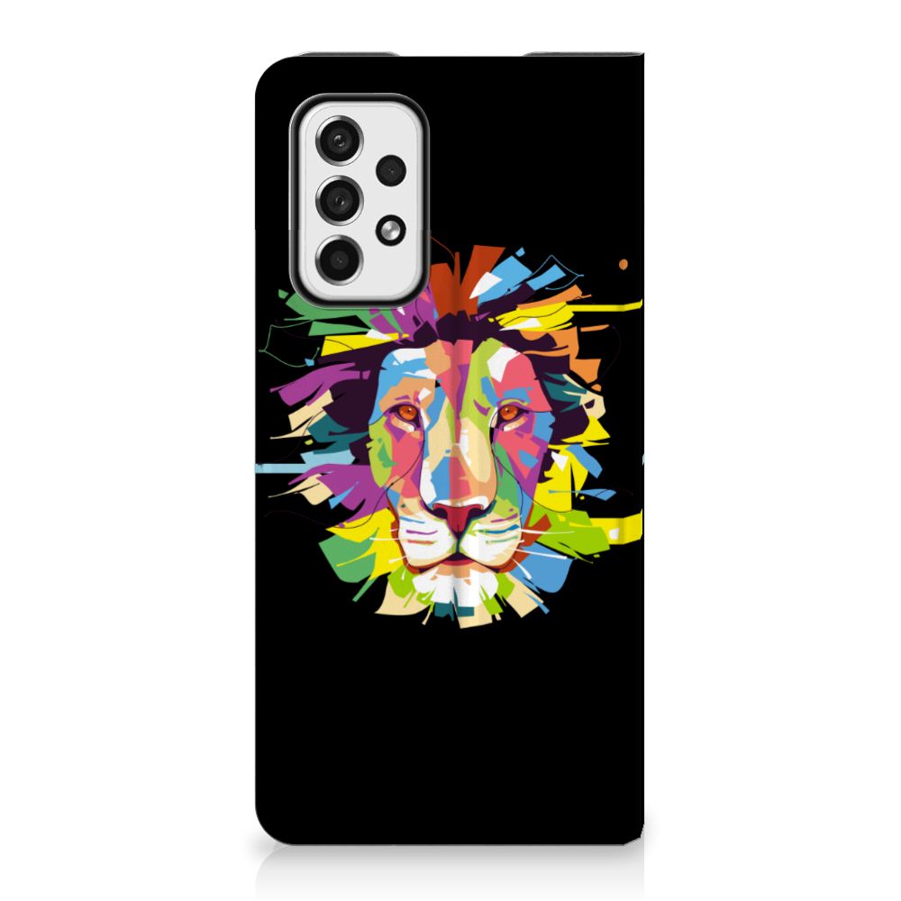 Samsung Galaxy A73 Magnet Case Lion Color - B2C Telecom