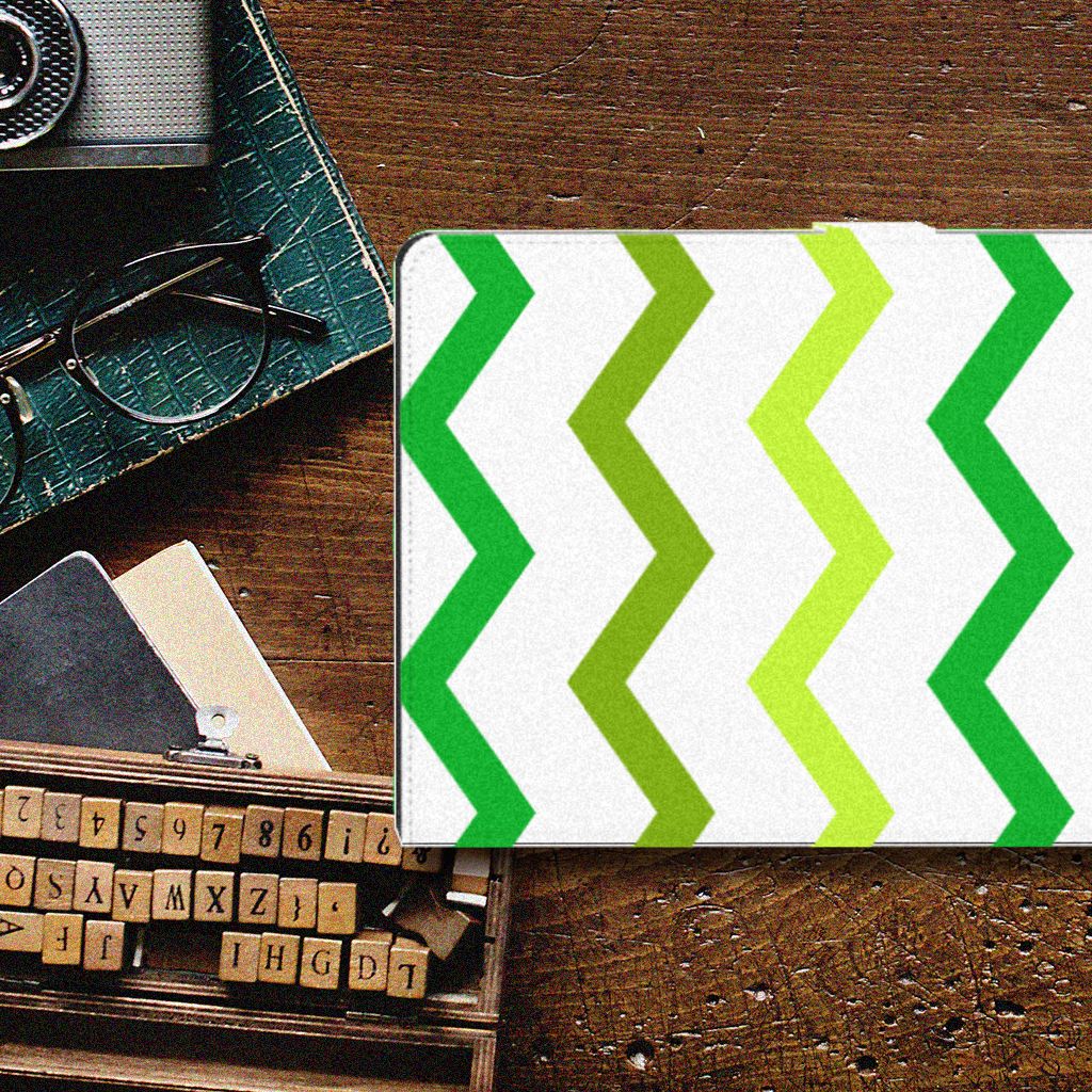 Lenovo Tab P11 | P11 Plus Tablet Hoes Zigzag Groen