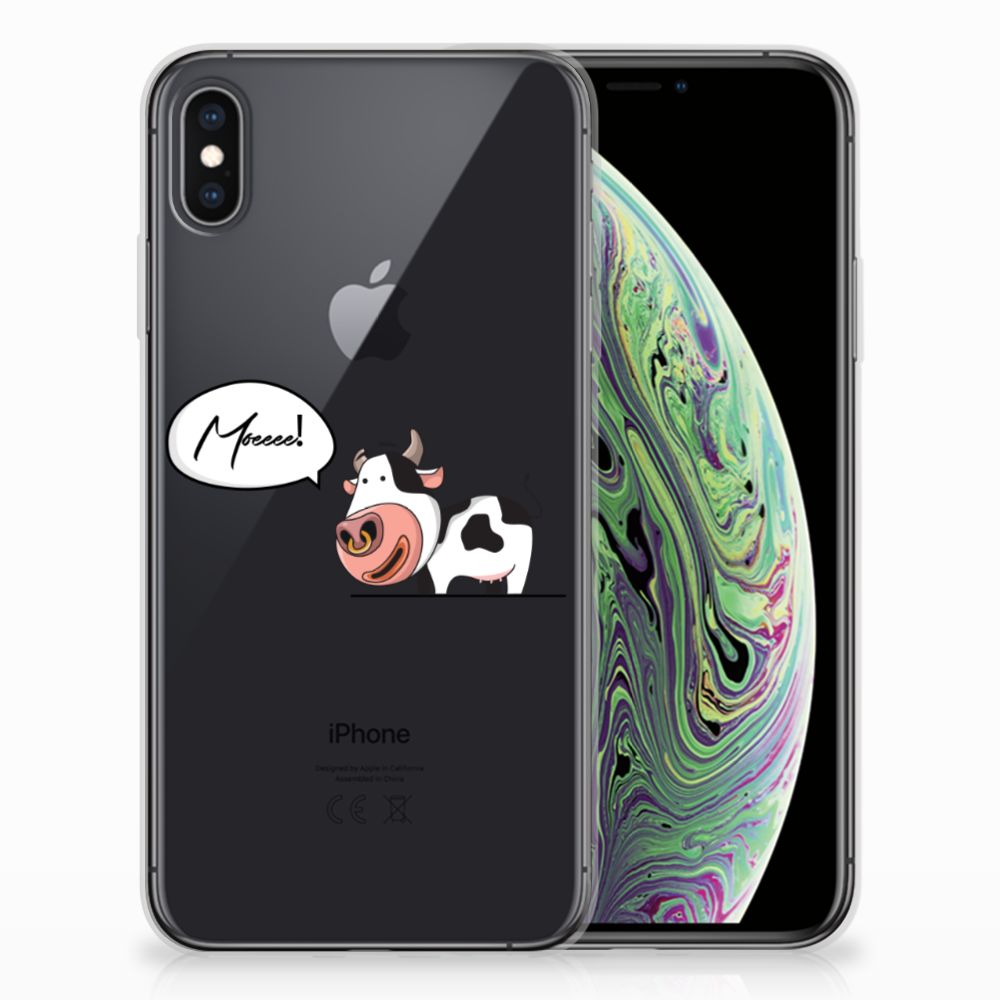 Apple iPhone Xs Max Telefoonhoesje met Naam Cow