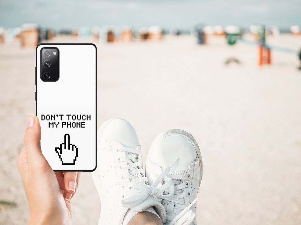Samsung Galaxy S20 FE Telefoon Hoesje Finger Don't Touch My Phone B2C Telecom
