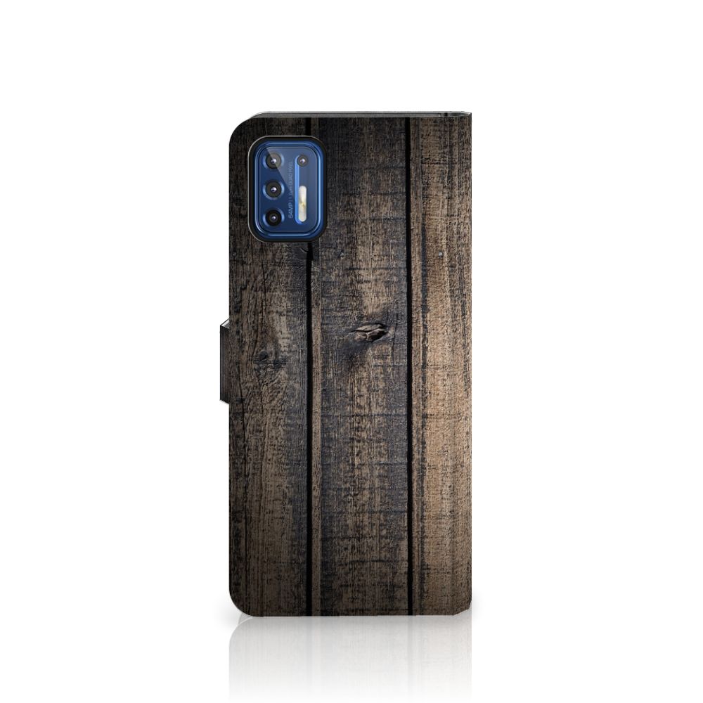 Motorola Moto G9 Plus Book Style Case Steigerhout