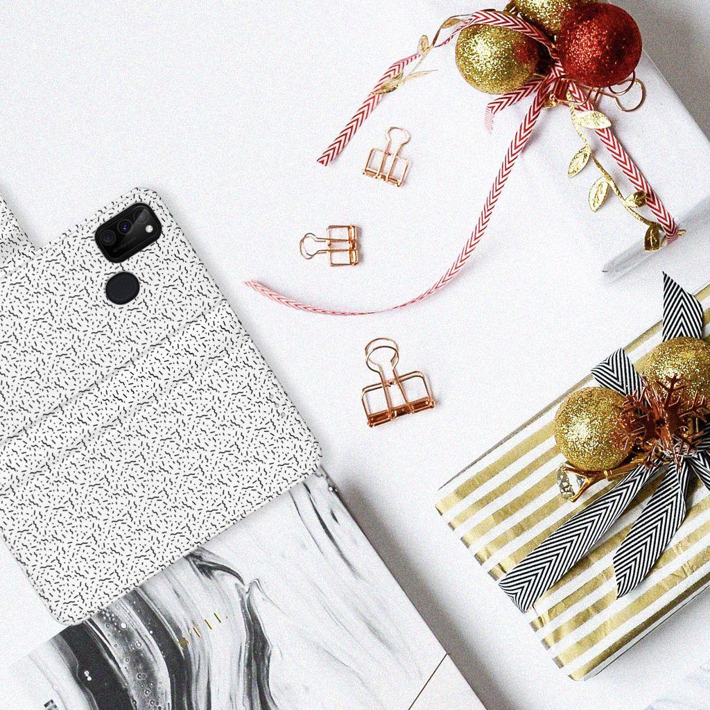Samsung Galaxy M21 | M30s Telefoon Hoesje Stripes Dots