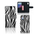 Alcatel 1B (2020) Telefoonhoesje met Pasjes Zebra