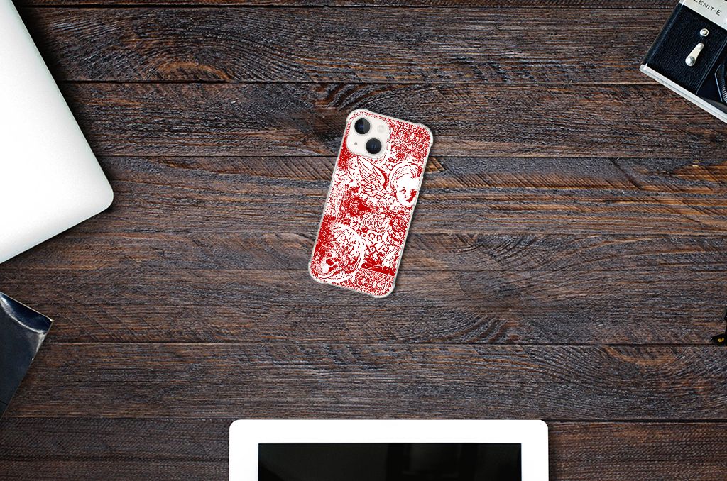 Extreme Case iPhone 13 Angel Skull Rood B2C Telecom