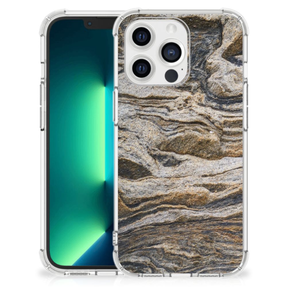 iPhone 13 Pro Max Anti-Shock Hoesje Steen - B2C Telecom