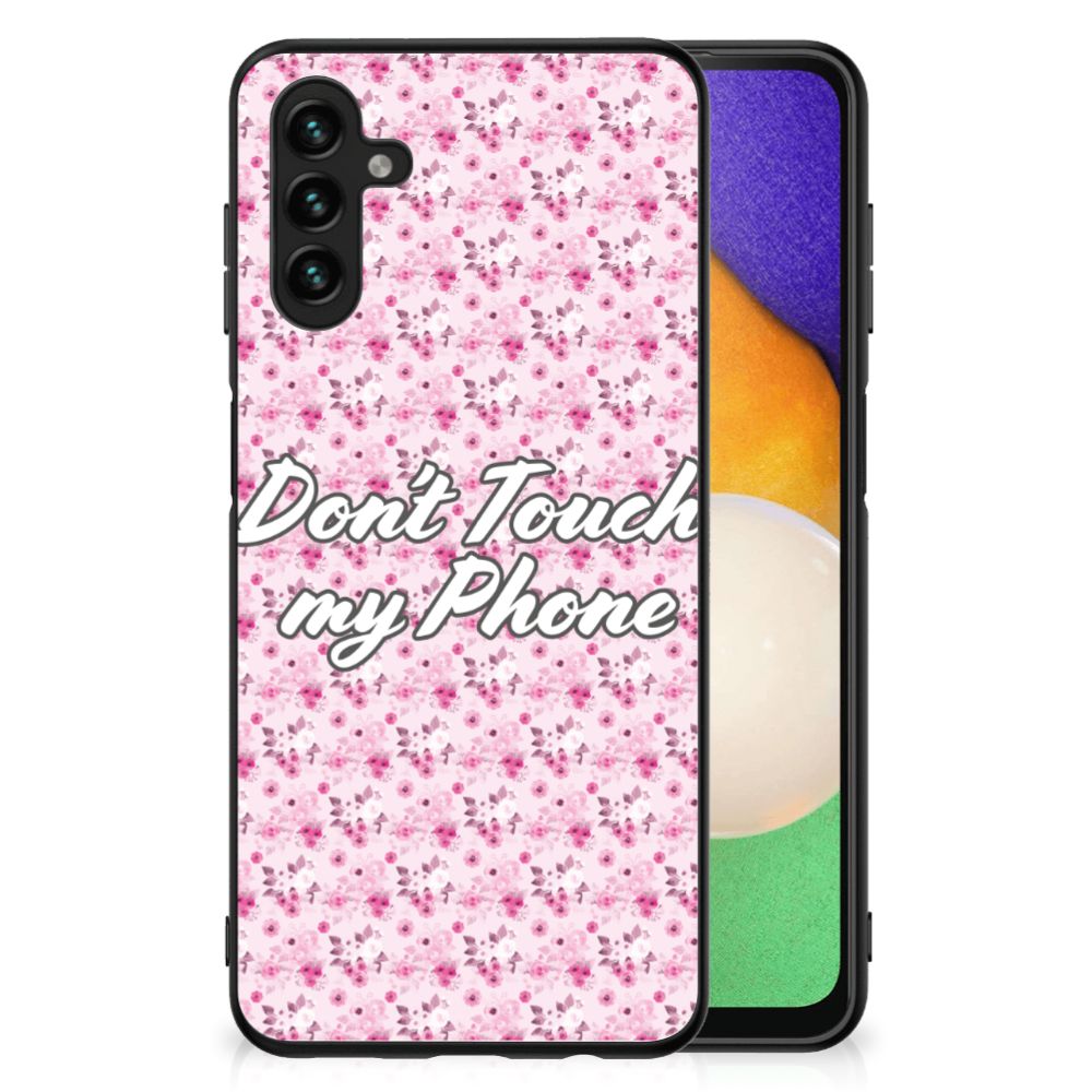 Samsung Galaxy A13 5G | A04s Telefoon Hoesje Flowers Pink DTMP