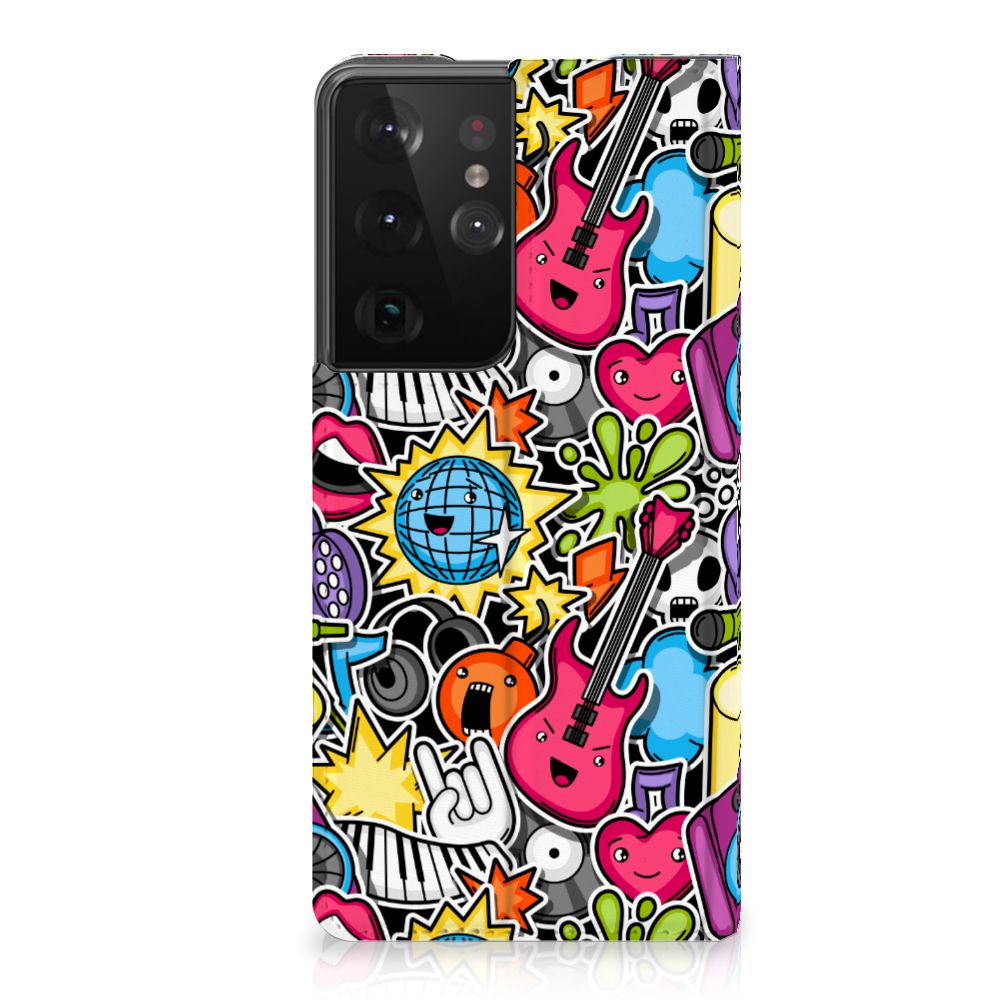 Samsung Galaxy S21 Ultra Hippe Standcase Punk Rock - B2C Telecom