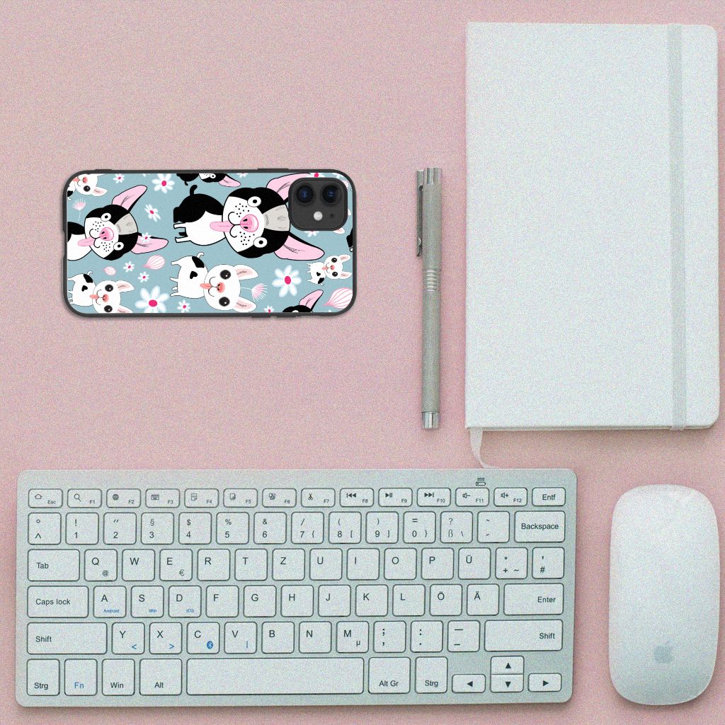 iPhone 11 Dierenprint Telefoonhoesje Hondjes B2C Telecom