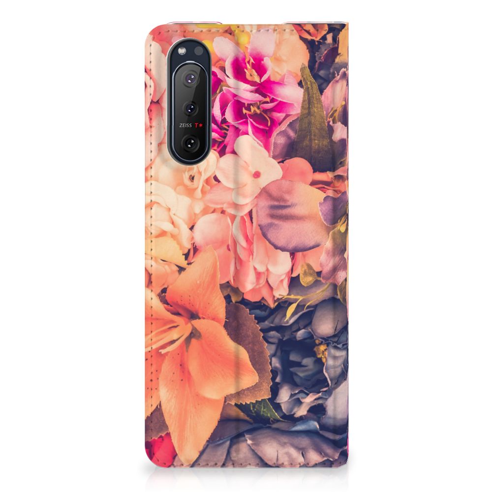 Sony Xperia 5 II Smart Cover Bosje Bloemen - B2C Telecom