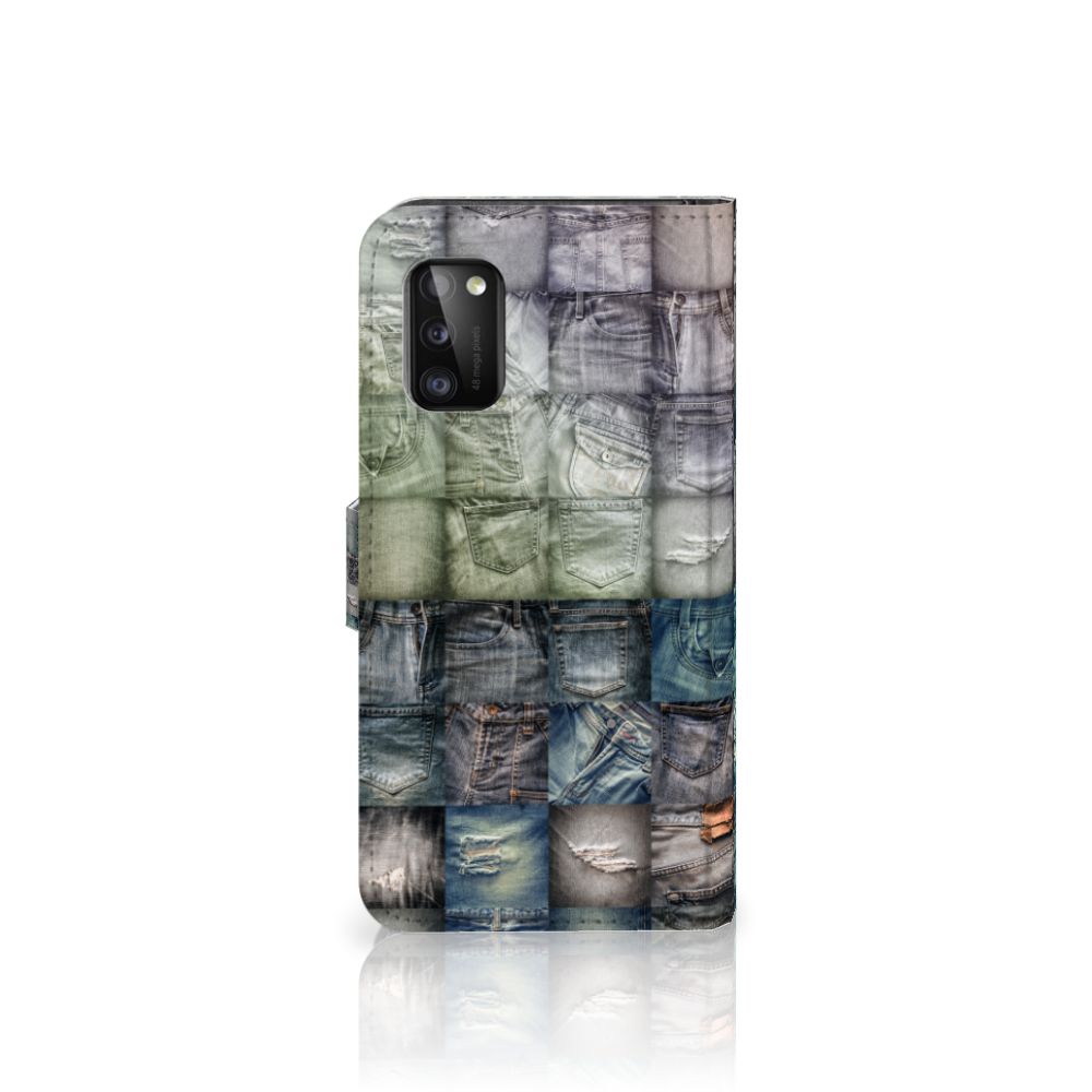 Wallet Case met Pasjes Samsung Galaxy A41 Spijkerbroeken