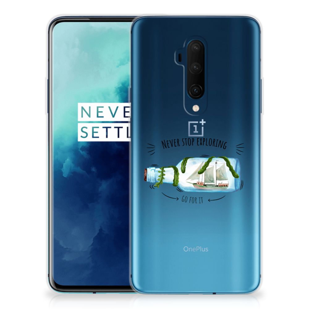 OnePlus 7T Pro Telefoonhoesje met Naam Boho Bottle