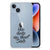 Apple iPhone 14 Siliconen hoesje met naam Heart Smile