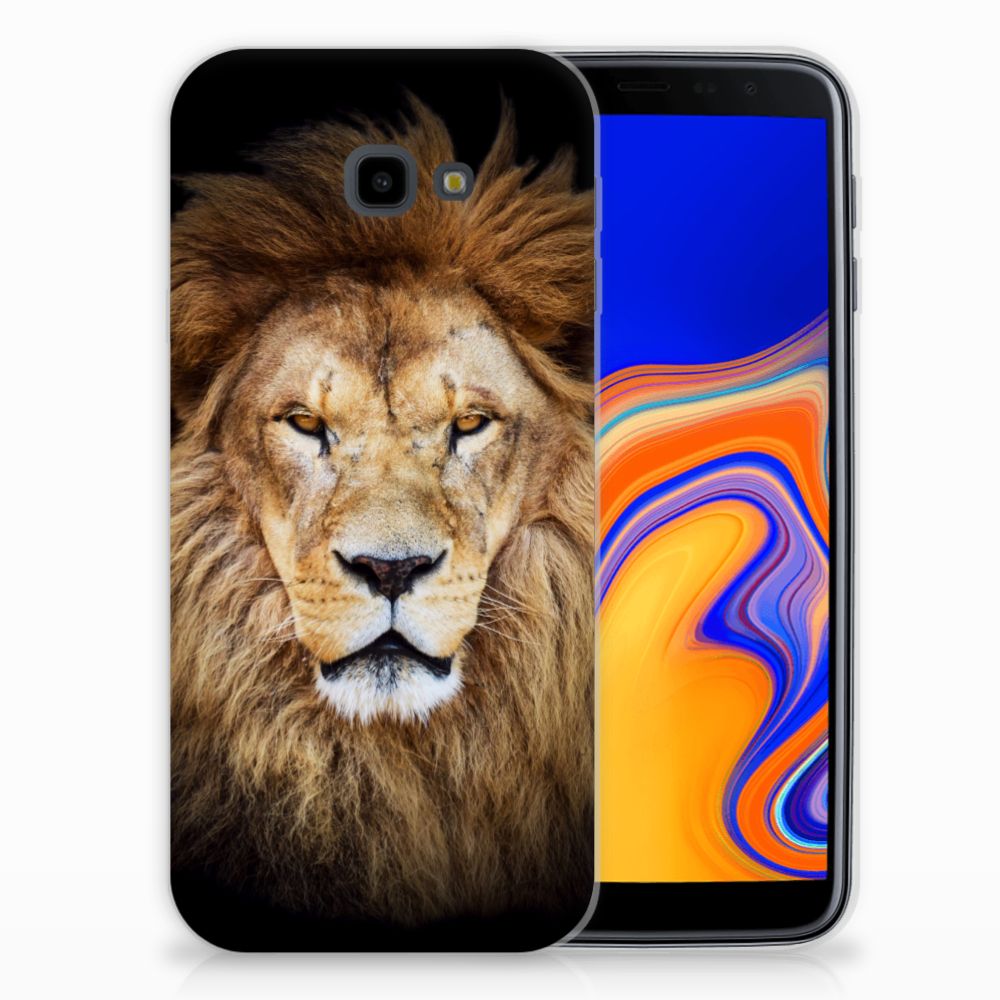 Samsung Galaxy J4 Plus (2018) TPU Hoesje Leeuw