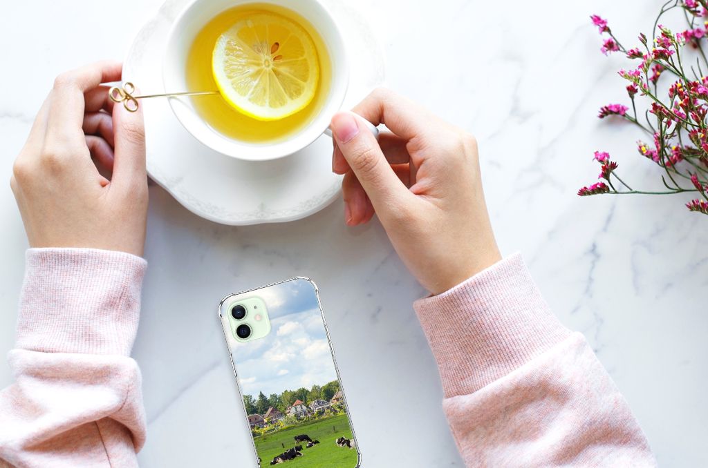 iPhone 12 Mini Case Anti-shock Koeien B2C Telecom
