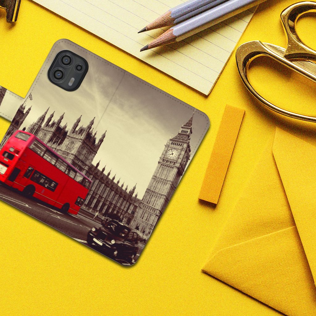 Motorola Edge 20 Lite Flip Cover Londen