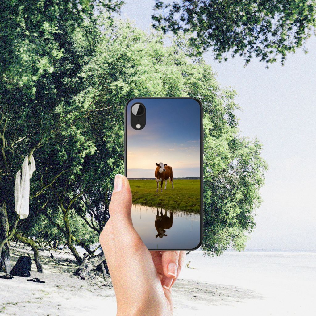 Apple iPhone XR Dierenprint Telefoonhoesje Koe B2C Telecom