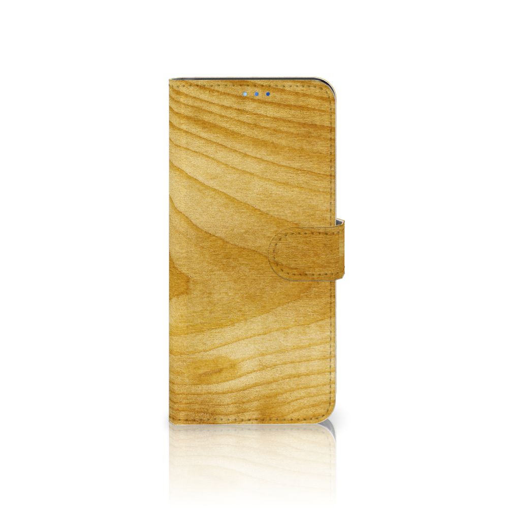 OPPO Find X3 Neo 5G Book Style Case Licht Hout