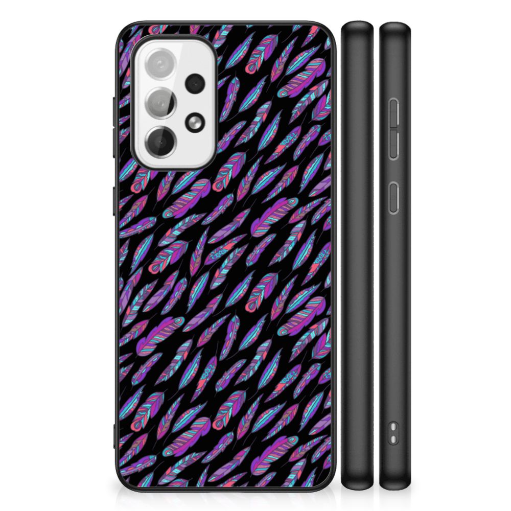 Samsung Galaxy A73 Back Case Feathers Color B2C Telecom