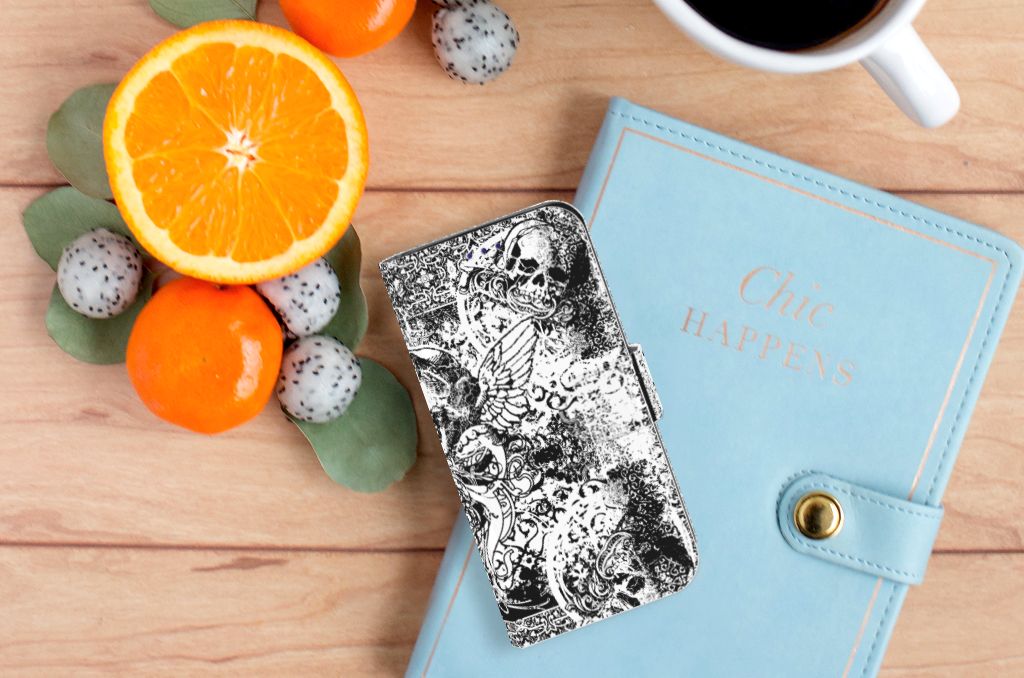 Telefoonhoesje met Naam Samsung Galaxy S10e Skulls Angel