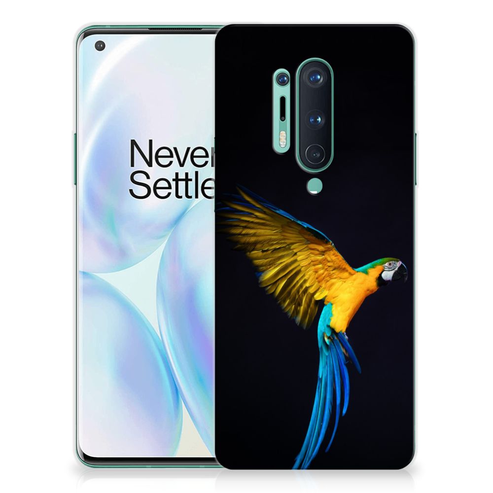 OnePlus 8 Pro TPU Hoesje Papegaai