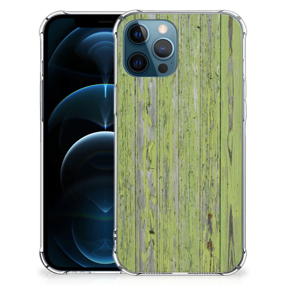 iPhone 12 | 12 Pro Stevig Telefoonhoesje Green Wood