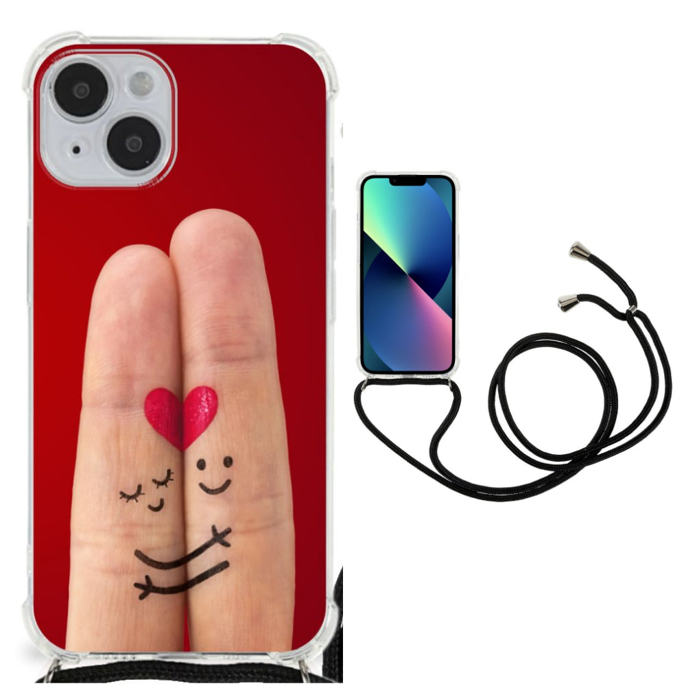iPhone 14 Anti Shock Bumper Case Liefde - Origineel Romantisch Cadeau