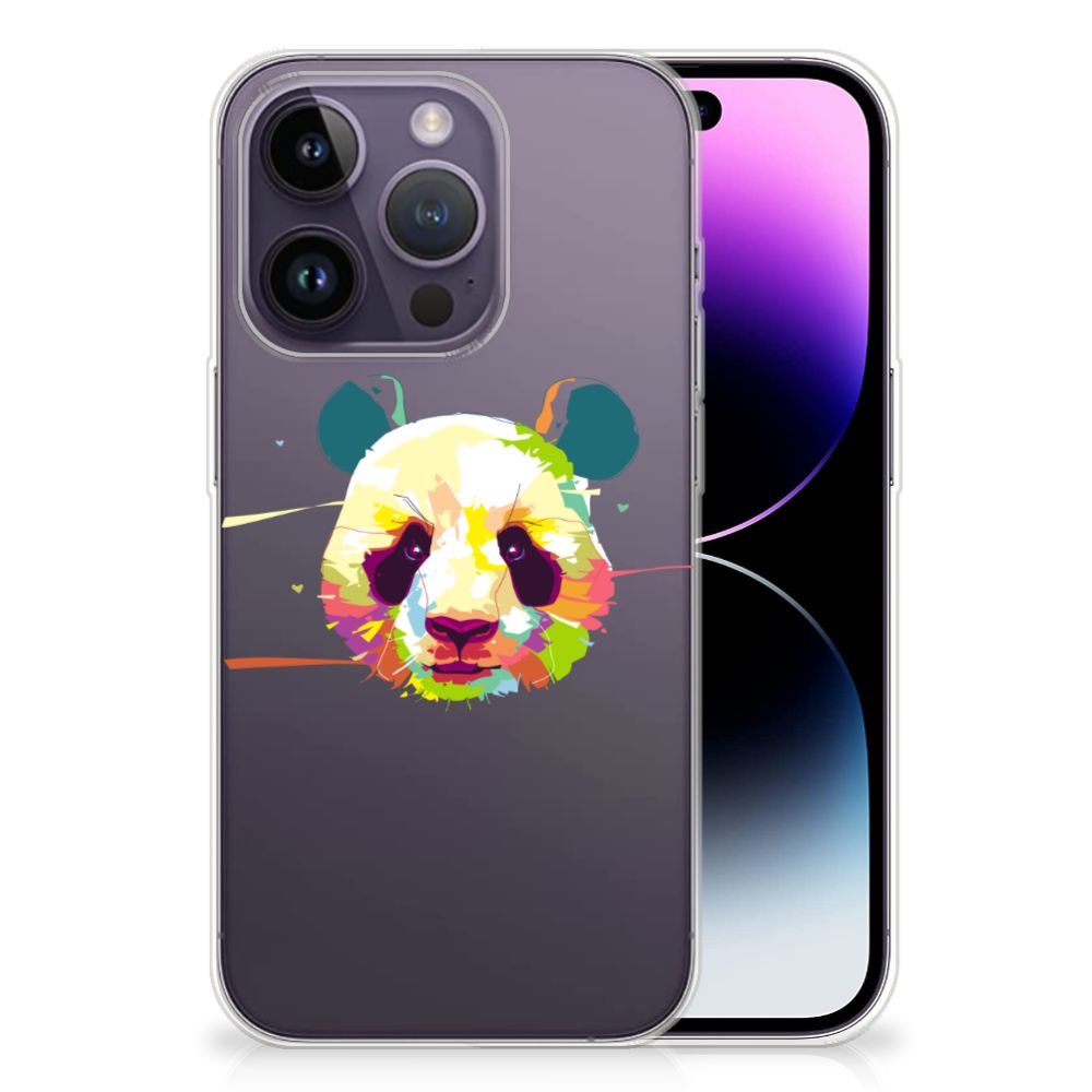 Apple iPhone 14 Pro Telefoonhoesje met Naam Panda Color B2C Telecom