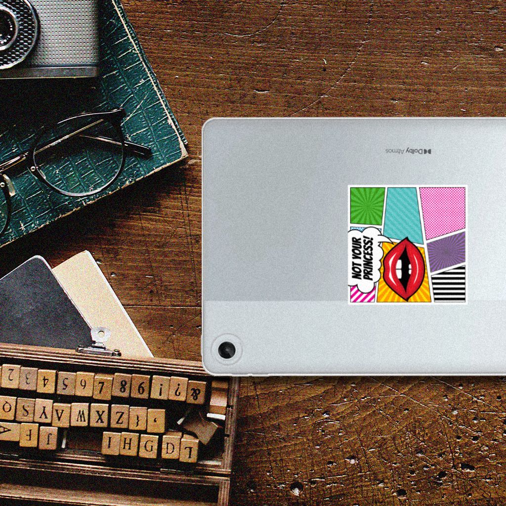 Lenovo Tab M10 Plus (3e generatie) Leuke Siliconen Hoes Popart Princess - B2C Telecom