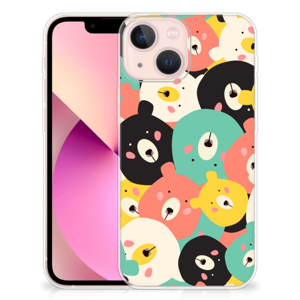 iPhone 13 mini Telefoonhoesje met Naam Bears B2C Telecom