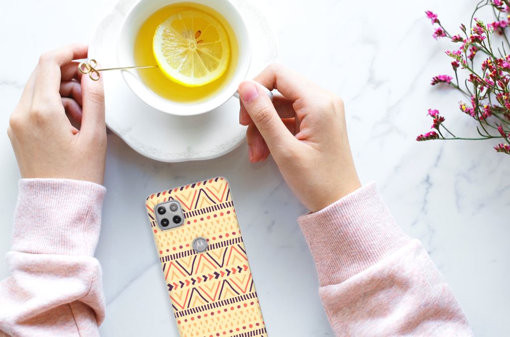 Motorola Moto G 5G TPU bumper Aztec Yellow B2C Telecom