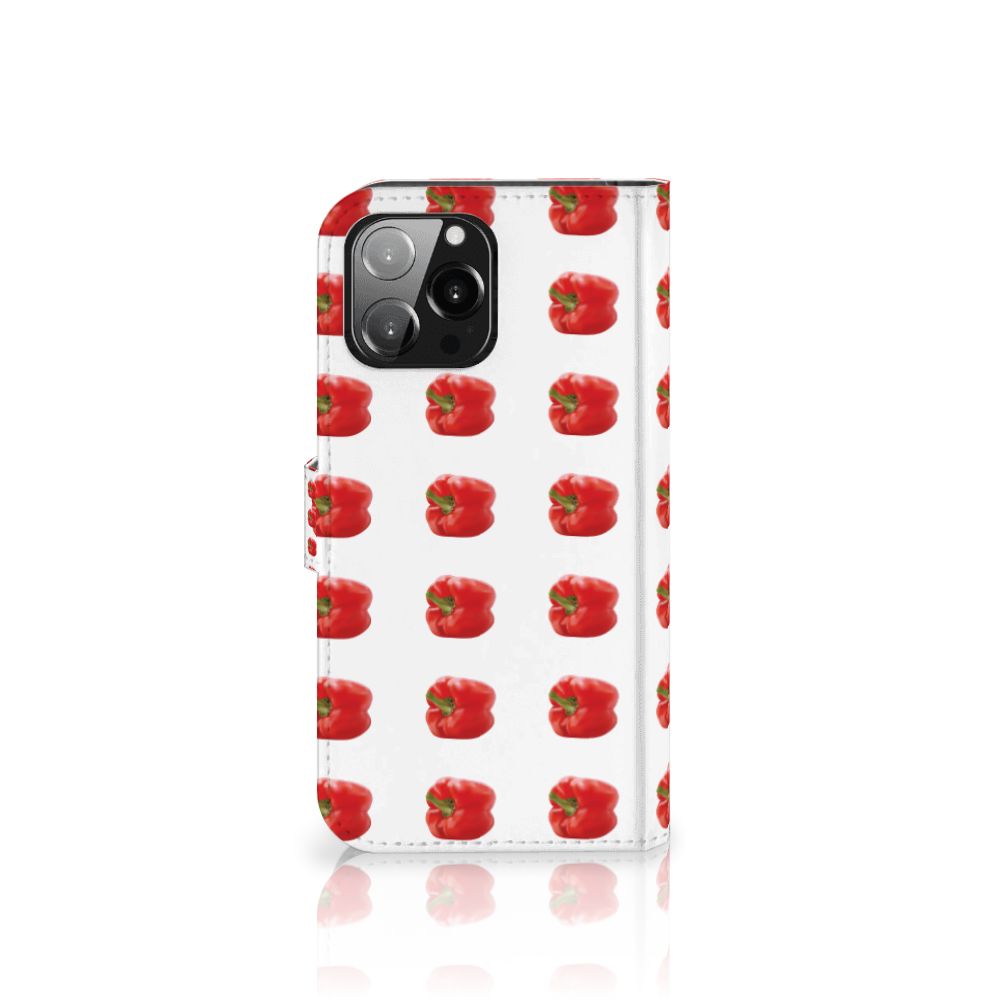 iPhone 13 Pro Max Book Cover Paprika Red