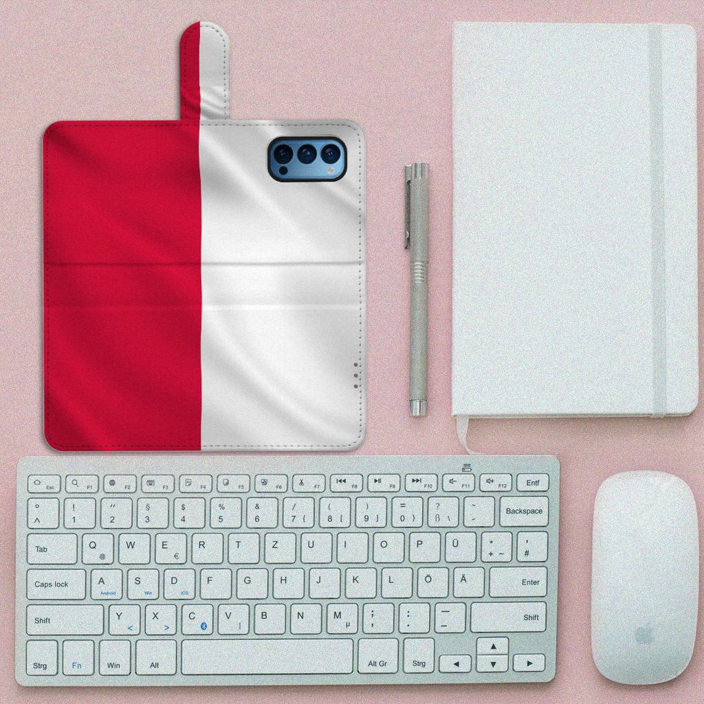 OPPO Reno 4 Pro 5G Bookstyle Case Polen