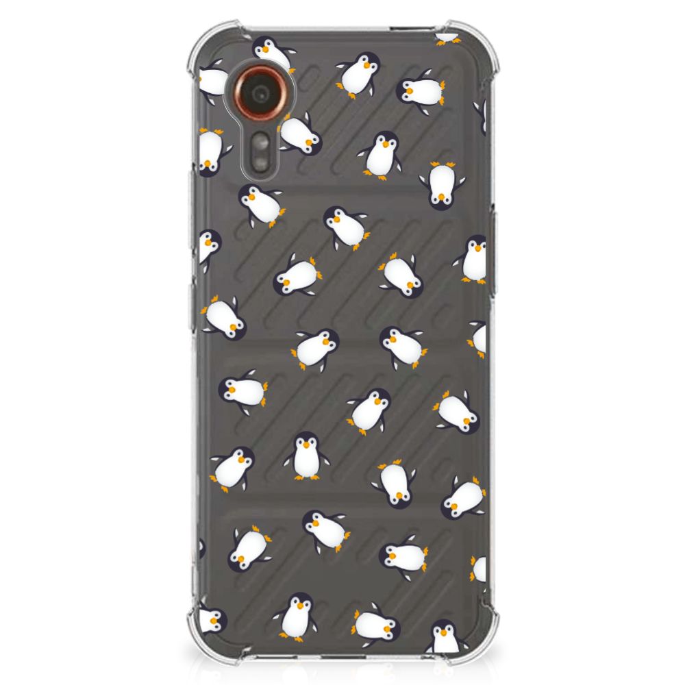 Doorzichtige Silicone Hoesje voor Samsung Galaxy Xcover 7 Pinguïn B2C Telecom