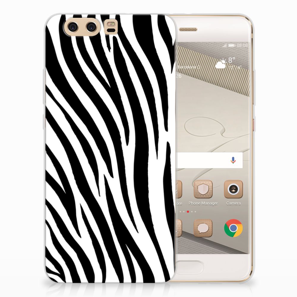 Huawei P10 Plus TPU Hoesje Zebra