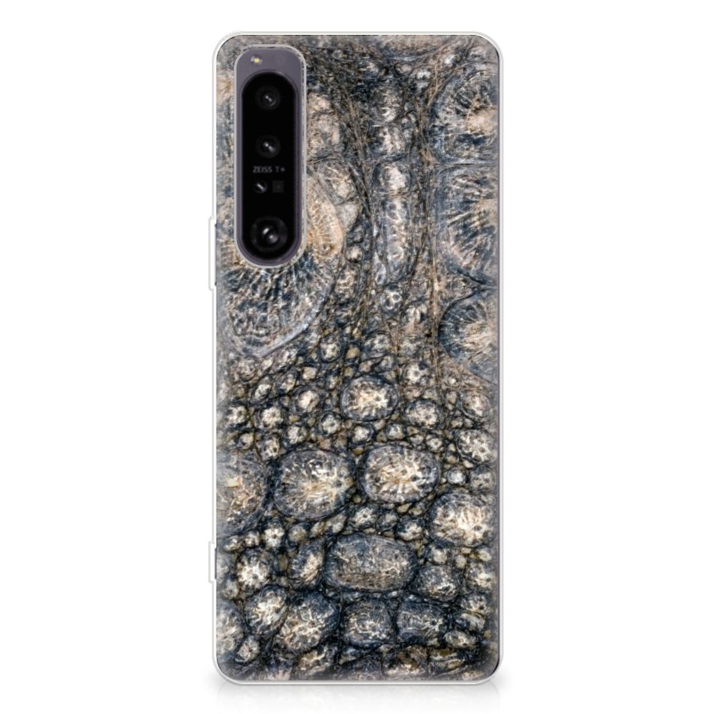 Sony Xperia 1 IV TPU Hoesje Krokodillenprint