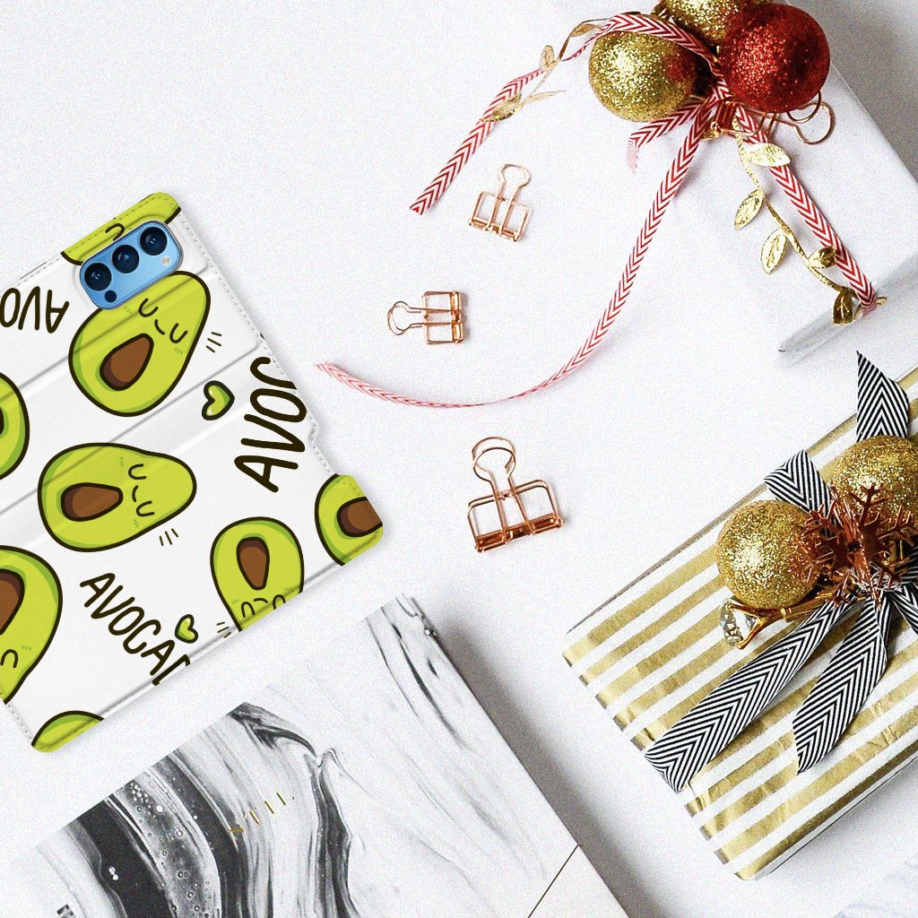 OPPO Reno4 Pro 5G Magnet Case Avocado Singing - B2C Telecom