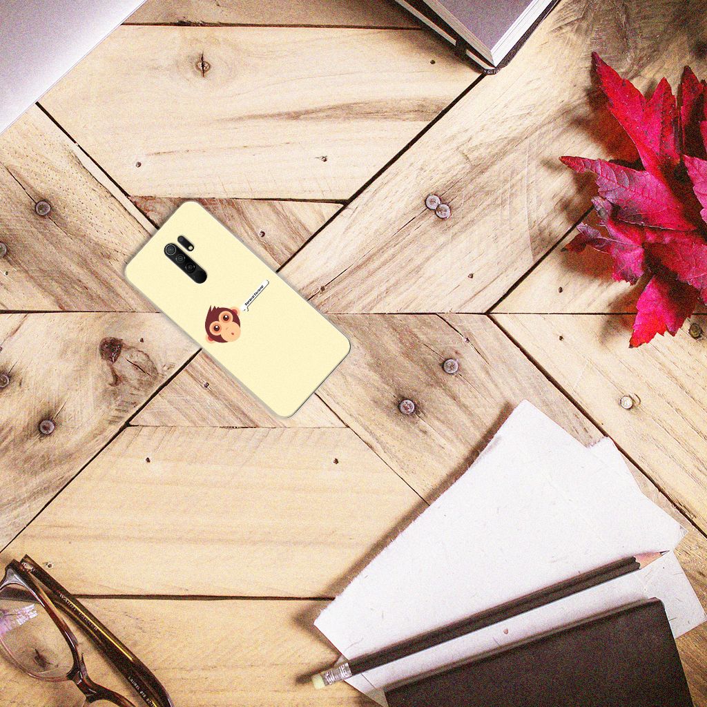 Xiaomi Redmi 9 Telefoonhoesje met Naam Monkey B2C Telecom