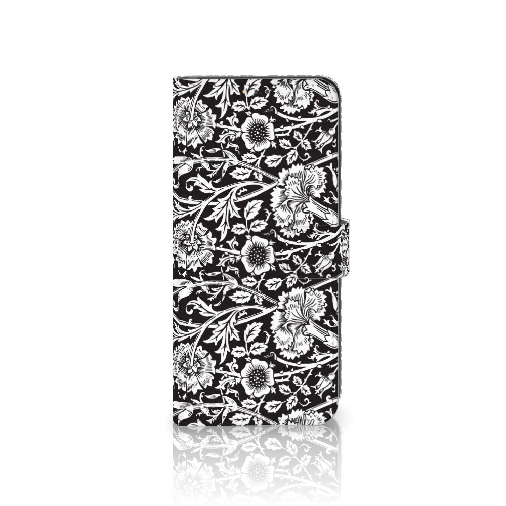 Nokia 5.3 Hoesje Black Flowers