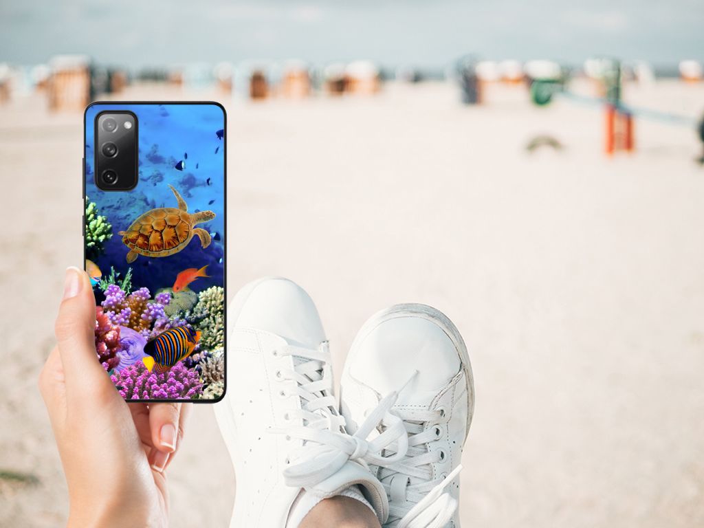 Samsung Galaxy S20 FE Dierenprint Telefoonhoesje Vissen B2C Telecom
