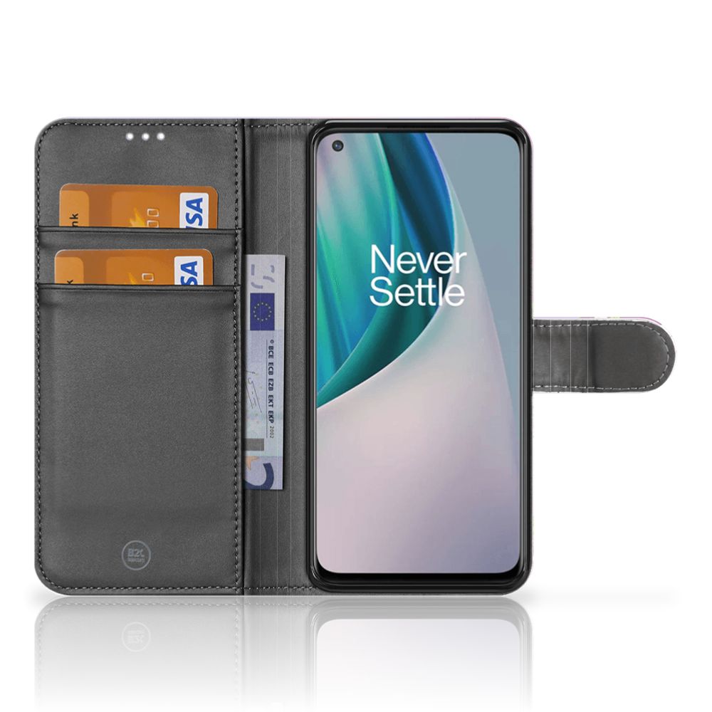 OnePlus Nord N10 Telefoonhoesje met Pasjes Bird Flying