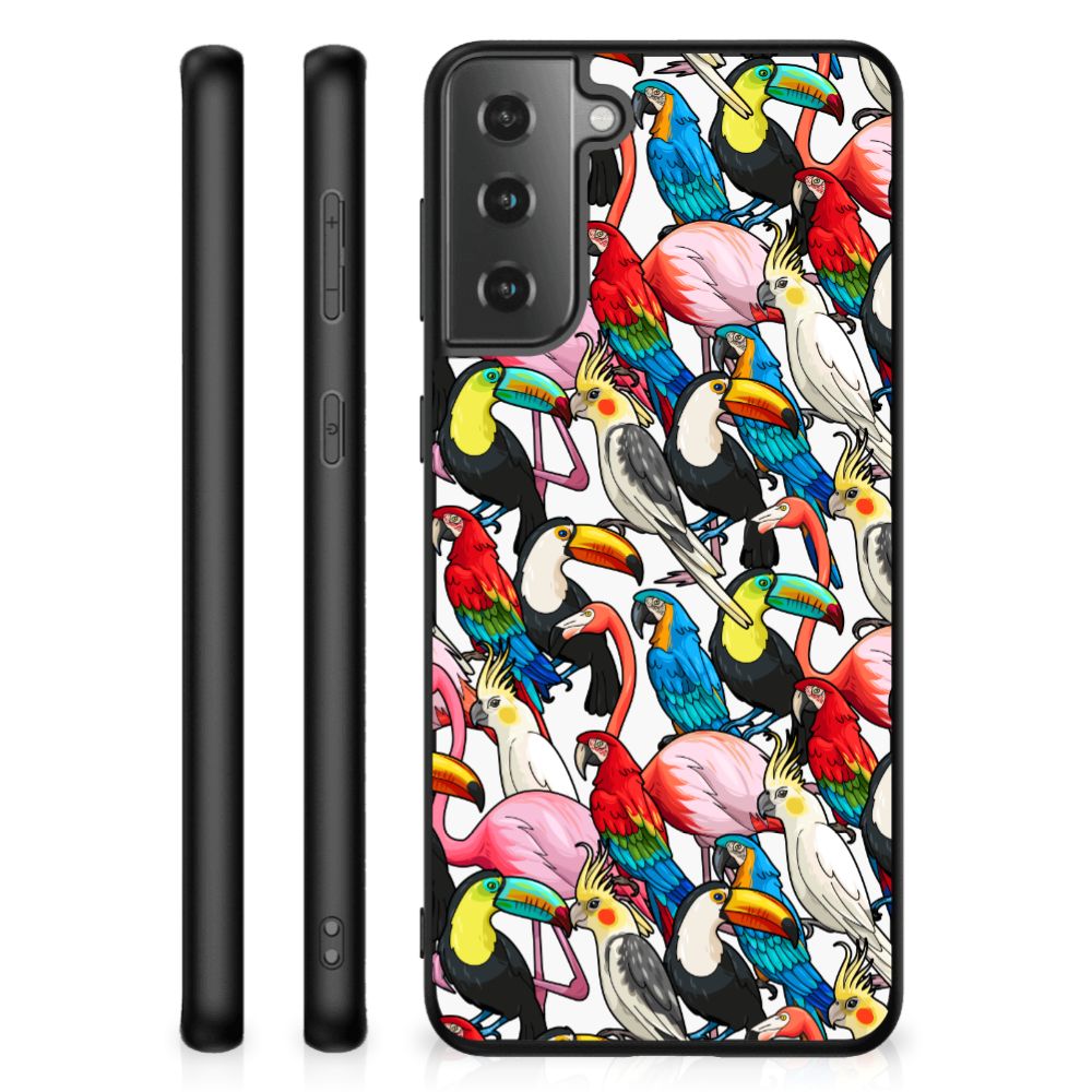 Samsung Galaxy S21 Plus Dierenprint Telefoonhoesje Birds B2C Telecom