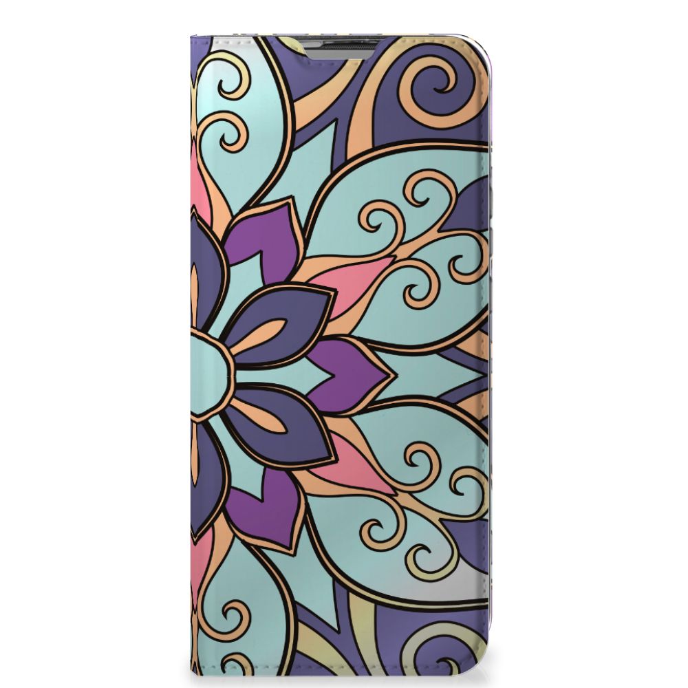 Motorola Moto G9 Power Smart Cover Purple Flower - B2C Telecom