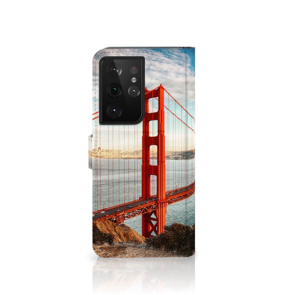 Samsung Galaxy S21 Ultra Flip Cover Golden Gate Bridge