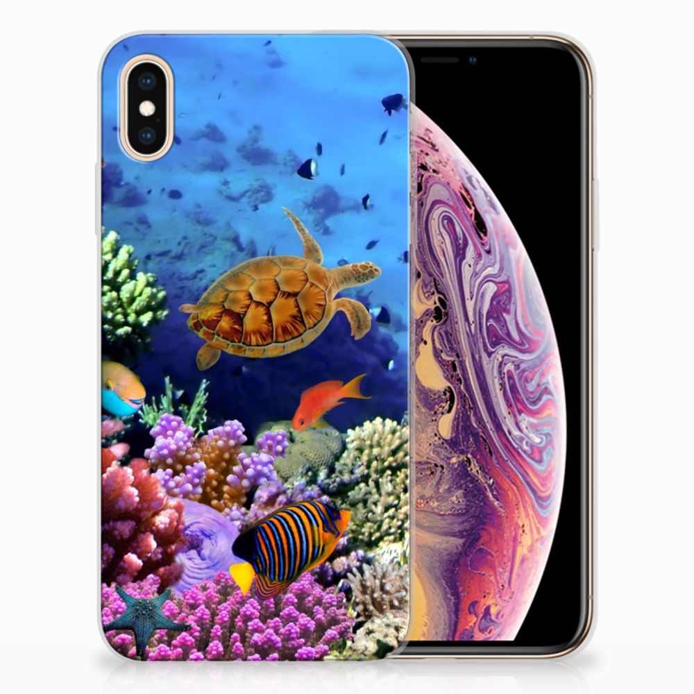 Apple iPhone Xs Max TPU Hoesje Vissen