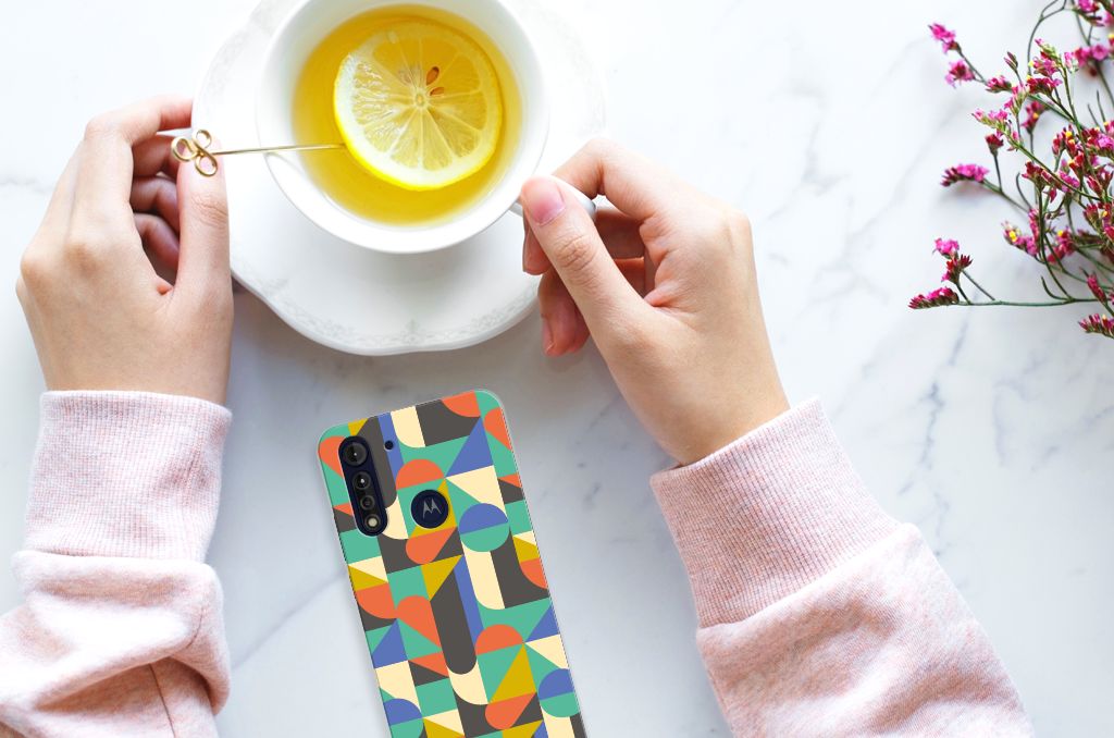 Motorola Moto G8 Power Lite TPU bumper Funky Retro B2C Telecom