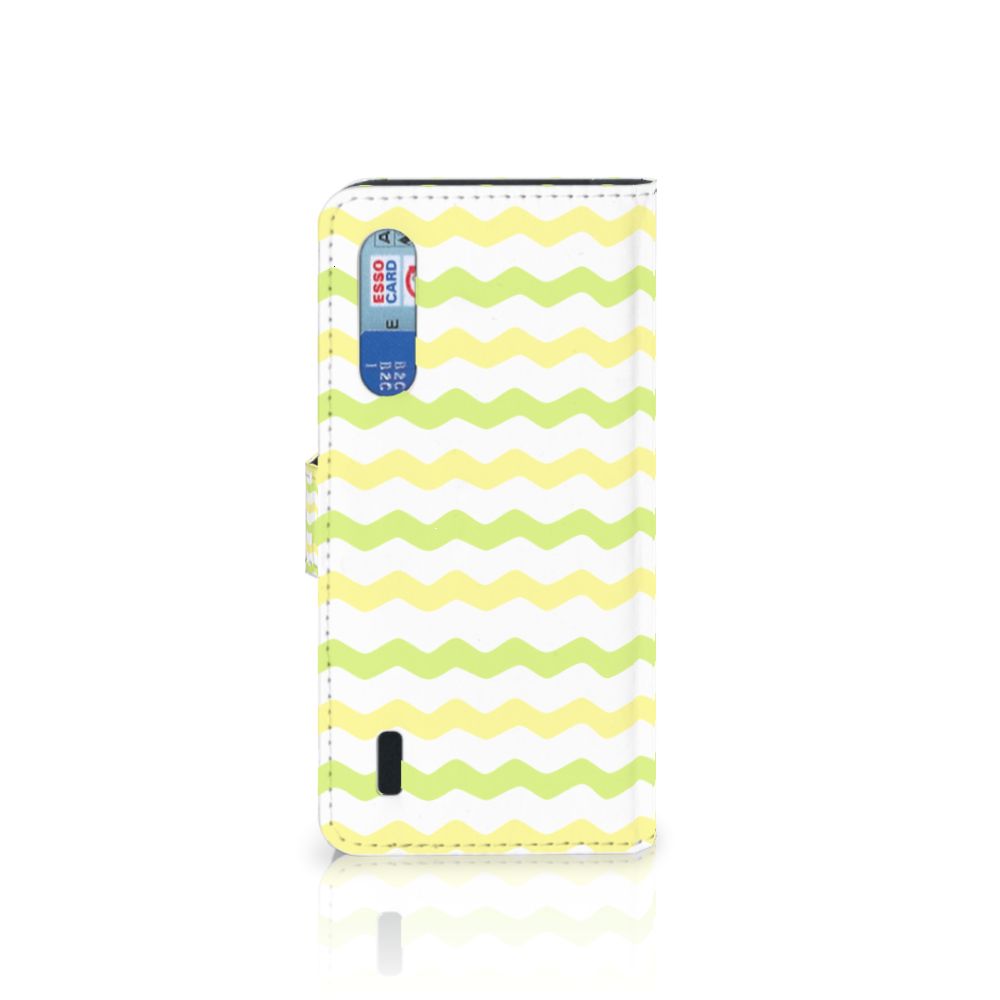 Xiaomi Mi 9 Lite Telefoon Hoesje Waves Yellow
