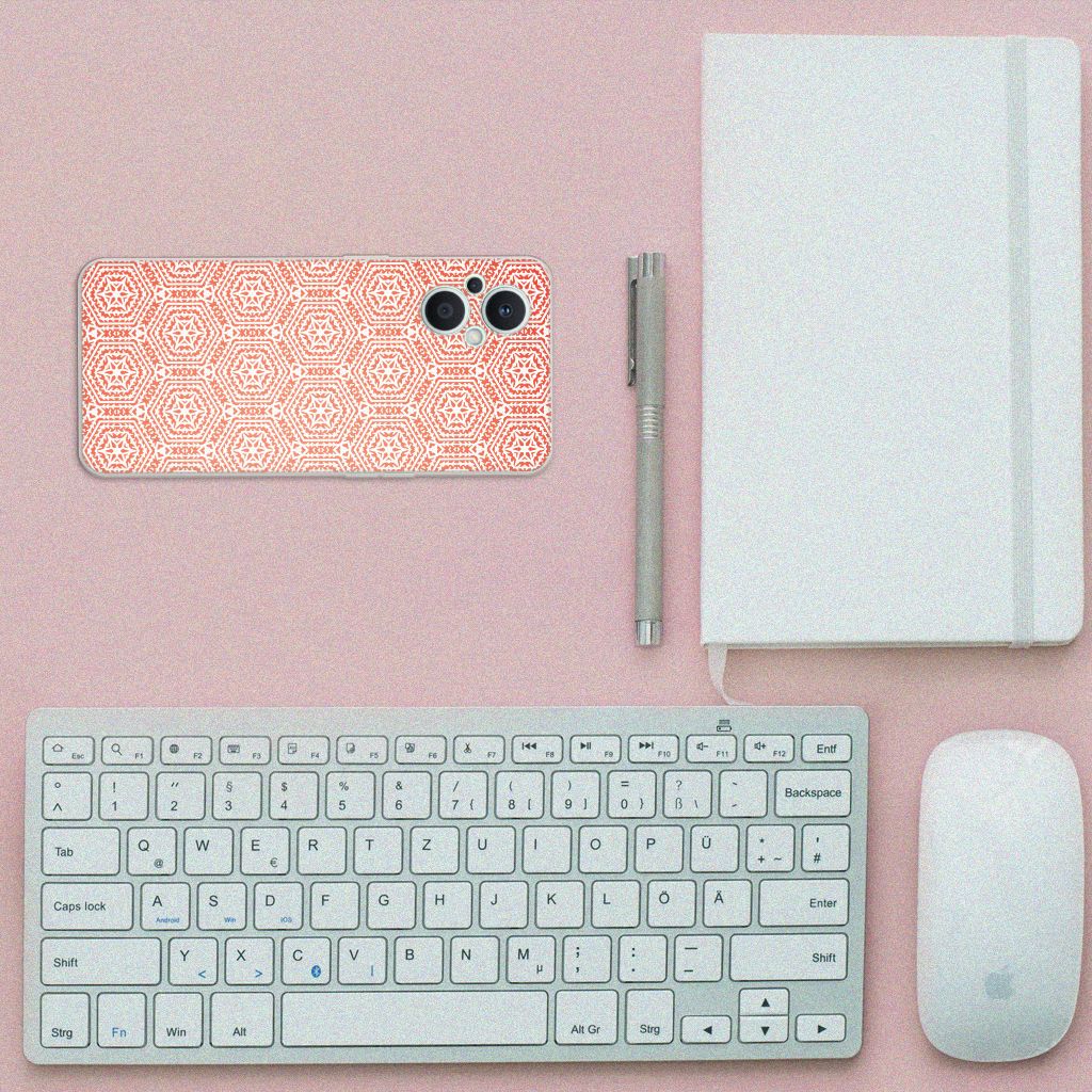 OPPO Reno8 Lite TPU bumper Pattern Orange B2C Telecom