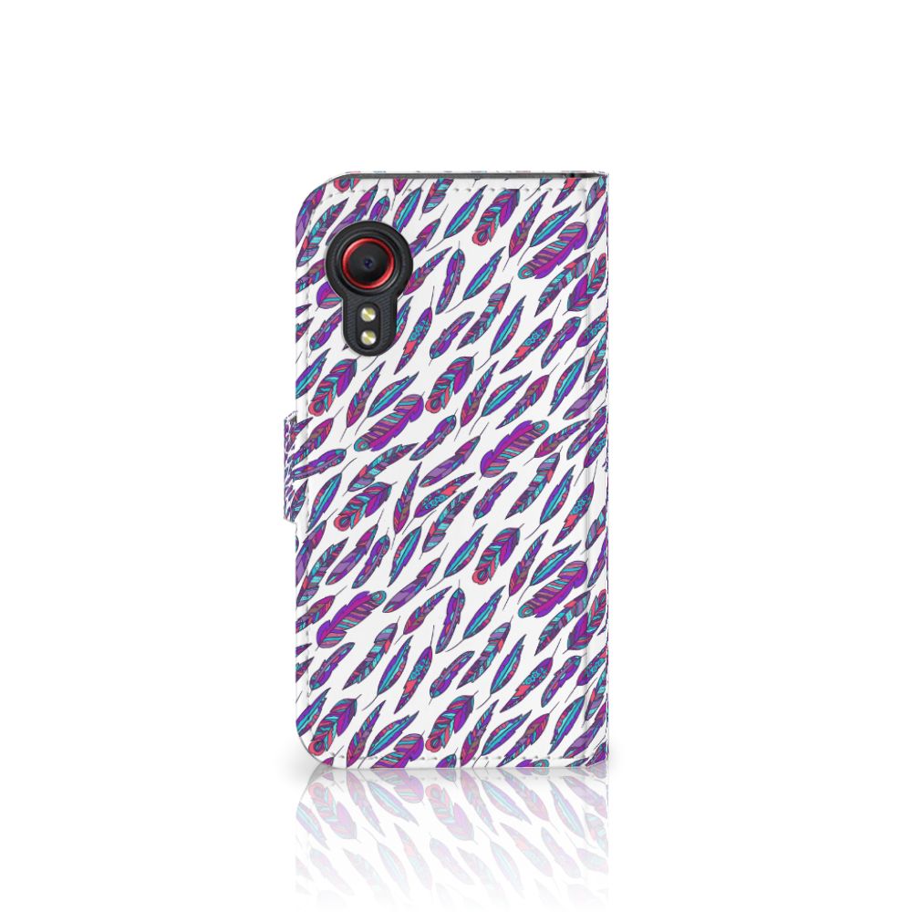 Samsung Galaxy Xcover 5 Telefoon Hoesje Feathers Color