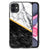iPhone 11 Marmeren Print Telefoonhoesje Marmer Wit Zwart - Origineel Cadeau Man B2C Telecom